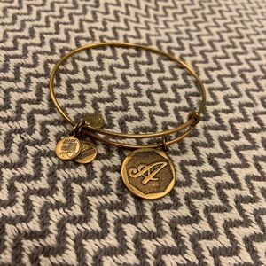ALEX AND ANI initial bracelet